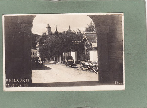 AK Friesach. St. Veiter Tor. Bierlager Hirt.
