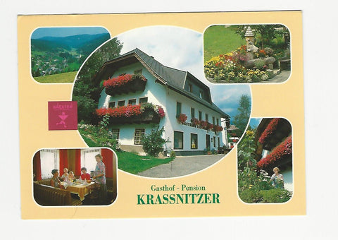 AK Deutsch-Griffen 16. Gasthof Pension Krassnitzer.