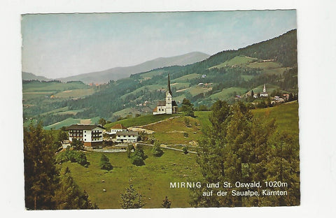 AK Mirnig und St. Oswald auf der Saualpe.