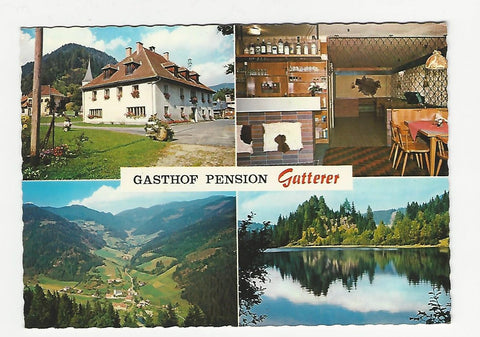 AK Friesach. Gasthof Pension Gatterer. F. u. H. lassacher. Ingolsthal 10.