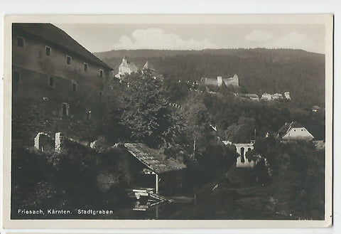 AK Friesach. Stadtgraben. (1929)