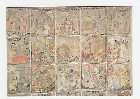 AK Dom zu Gurk. Salvatorianerkolleg. Gotisches Fastentuch (1458) Meister Konrad v. Friesach.