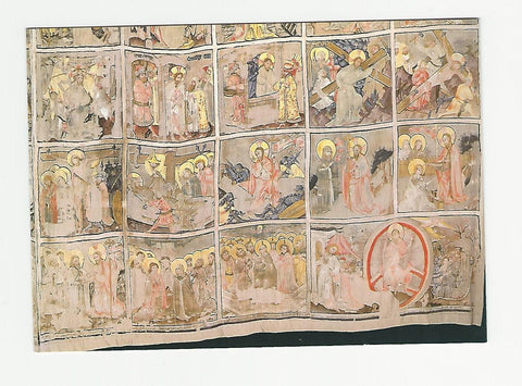 AK Dom zu Gurk. Salvatorianerkolleg. Gotisches Fastentuch (1458) Meister Konrad v. Friesach.