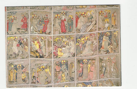 AK Dom zu Gurk. Salvatorianerkolleg. Gotisches Fastentuch (1458) Meister Konrad v. Friesach.