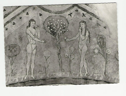 AK Romanischer Dom zu Gurk. Adam - Eva. rom. Fresken.