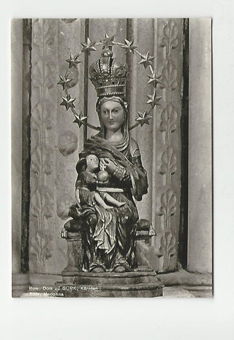 AK Romanischer Dom zu Gurk. Rom. Madonna.