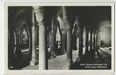 AK Gurk. Krypta. Blick gegen Südosten. (1933)