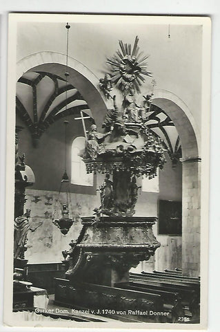 AK Gurker Dom. Kanzel von Raffael Donner. (1932)