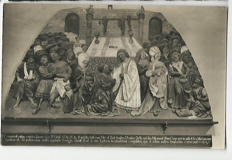 AK Dom zu Gurk, Schnitzrelief um 1515 von Lienhart Pamtell "Die Hilfefindenden"