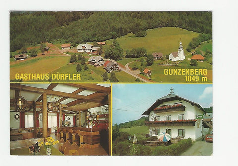 AK Gunzenberg 3. Gasthaus Dörfler.