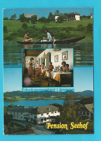 AK St. Georgen am Längsee. Pension Seehof. Heinrich Schratt.