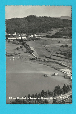 AK Stift und Strandbad St. Georgen am Längsee.