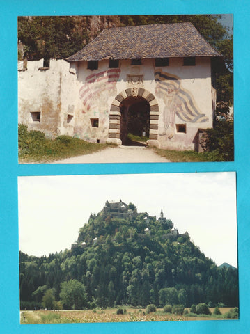 4 Fotos Burg Hochosterwitz.