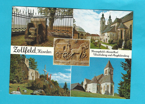 AK Zollfeld. Herzogstuhl - Maria Saal. Ulrichsberg und Magdalensberg.