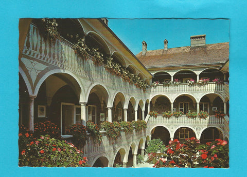 AK St. Veit an der Glan. Renaissance Arkadenhof des Rathauses.