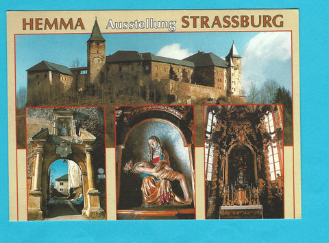 AK Straßburg. Diözesanausstellung "Hemma von Gurk" 1988.