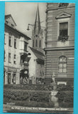 AK St. Veit an der Glan. Kinderbrunnen mit Kirche. (1938)
