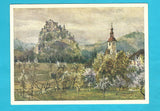 AK Hochosterwitz mit Magdalensberg. Nach einem Aquarell v. Ed. Manhart.