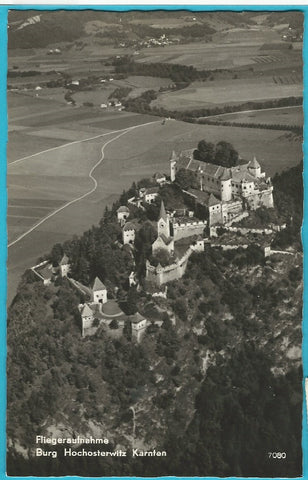 AK Fliegeraufnahme Burg Hochosterwitz.