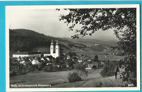 AK Gurk, im Hintergrunde Strassburg.