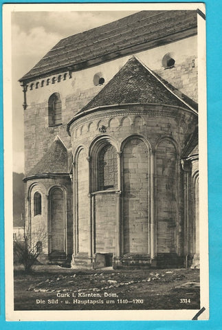 AK Gurk in Kärnten. Dom. Die Süd- u. Hauptapsis um 1140-1200. (1937)