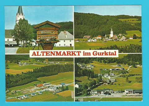 AK Altenmarkt im Gurktal mit Klein Glödnitz und Kaindorf.