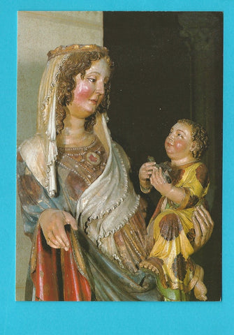AK Friesach. Dominikanerkirche. Steinmadonna.