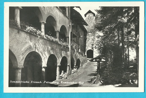 AK Friesach. Petersberg. Romanischer Hof (1942)