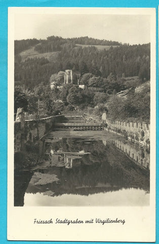 AK Friesach Stadtgraben mit Virgilienberg. (1941)
