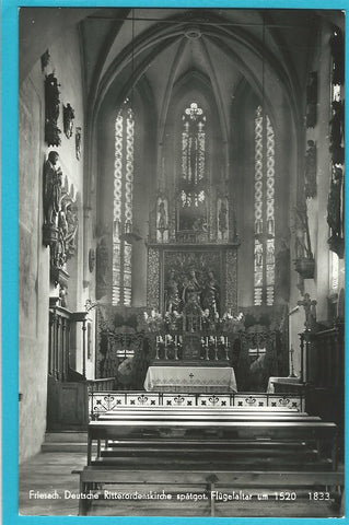 AK Friesach. Deutsche Ritterordenskirche. Flügelaltar.