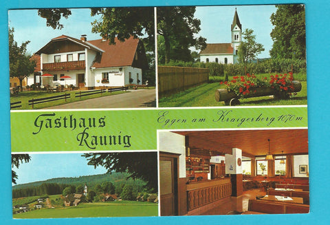 AK Gasthaus Raunig Eggen am Kraigerberg. St. Veit an der Glan.