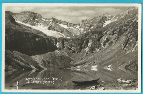AK Rotgülden-See mit Hafner. (1931-32)