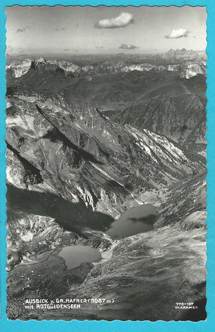 AK Ausblick v. Gr. Hafner mit Rotgüldenseen.