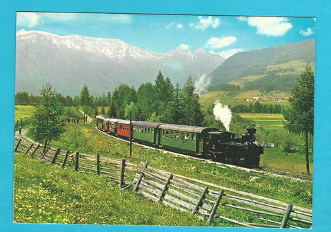 AK Bummelzug der Murtalbahn im Lungau.
