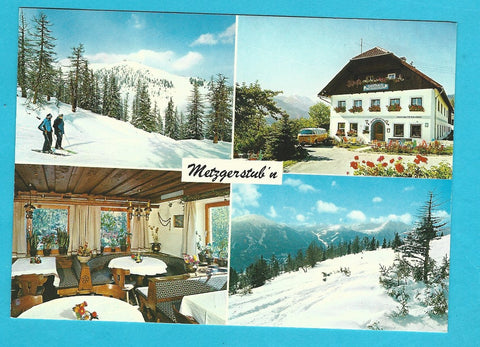 AK St. Michael im Lungau. Gasthaus Metzgerstub'n Fam. H. u. Ch. Bacher.
