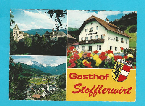 AK St. Michael im Lungau. Gasthof Stofflerwirt. St. Martin 11. Besitzer: Peter und Erna Doppler.