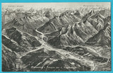 AK Panorama vom Lungau aus d. Vogelschau. (1935)