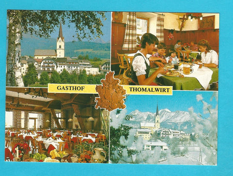 AK Mariapfarr 15. Gasthof Thomalwirt. Fam. Lankmayer-Bayr.