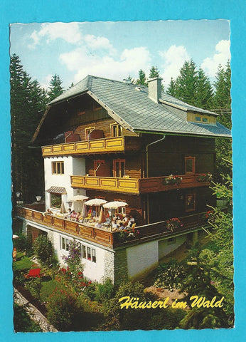 AK Mariapfarr. Gasthaus Häuserl im Wald. Besitzer Familie Moser.