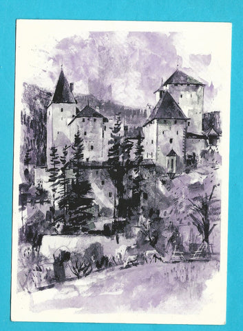 AK Schloß Mauterndorf. Nach einem Original-Aquarell von Ulrik Schramm.