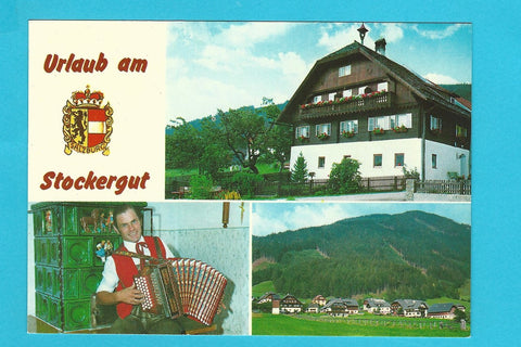 AK Mauterndorf. Urlaub am Stockergut. Fam. Joh. u. Kath. Messner. Begöriach 13.