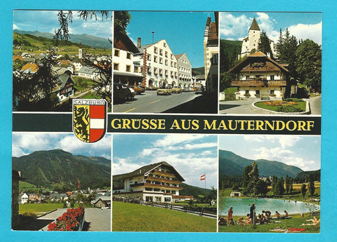 AK Grüsse aus Mauterndorf.