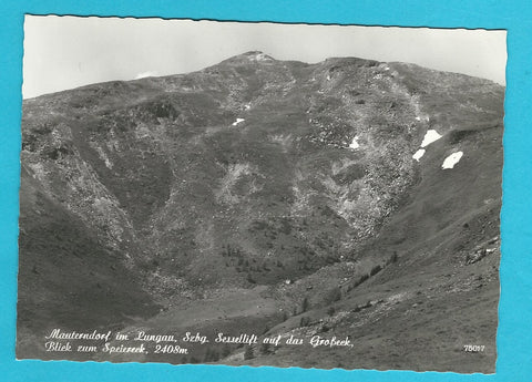 AK Mauterndorf im Lungau. Sessellift auf das Großeck. Blick zum Speiereck.