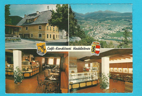 AK Tamsweg. Cafe - Konditorei Hochleitner.