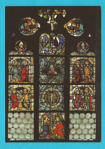 AK Tamsweg. Wallfahrtskirche St. Leonhard. Gotische Glasgemälde.