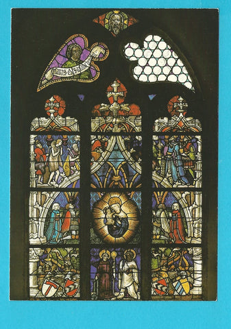 AK Tamsweg. Wallfahrtskirche St. Leonhard. Gotische Glasgemälde.