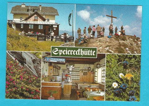 AK Speiereckhütte. Pächter: Fam. Christler. Mauterndorf.