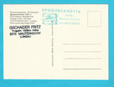 AK Speiereckhütte. Pächter: Fam. Christler. Mauterndorf.