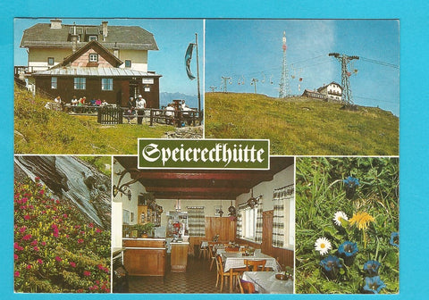 AK Speiereckhütte. Pächter: Fam. Christler. Mauterndorf.