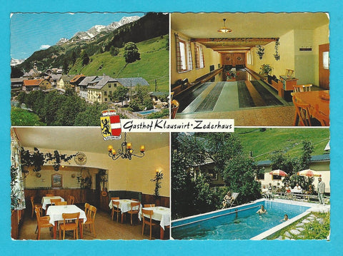 AK Zederhaus. Gasthof Klauswirt. S. und K. Rothenwändner.